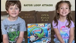 Thumbnail: HOT WHEELS GATOR LOOP!!   LINCOLN AND SOPHIAH meet a new friend in HOT WHEEL CITY.