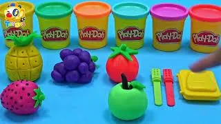 Thumbnail: Story Show | Surprise Eggs in Yummy Fruit Ice Cream | Learn Colors with plasticine | ToyBus