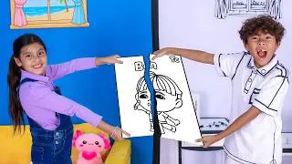 Thumbnail: Ellie and Ben Learn Why Every Color Matters! 🎨 COLOR VS NO COLOR