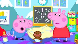 Thumbnail: Peppa Pig Looks After a CRYING BABY! 😭 Peppa & George: Sibling School | Full Episodes | 26 Mins