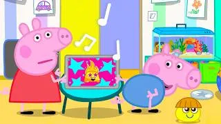 Thumbnail: George Pig Teaches Peppa the SQUASHPUFF SHAKE Dance! 🎵 Sibling Chaos | Tales Full Episodes | 20 Mins