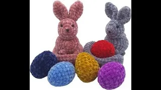 Thumbnail: Knitted bunny Toys and games