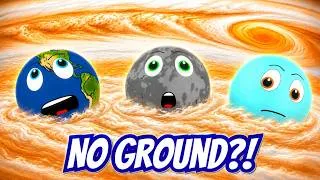 Thumbnail: Title: Could You Stand on Jupiter?! | Quick Planet Facts