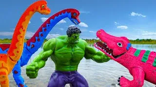 Thumbnail: Long-necked Dinosour Family's Journey - Meet Hulk | ToyTV khủng long