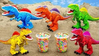 Thumbnail: T-Rex Dinosour Family's Journey - Animal Toy for kids | ToyTV khủng long