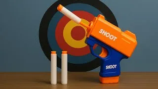 Thumbnail: Mini Nerf Gun For Kids full Detailed | Smallest Nerf Gun |Full Unboxing and Review Video | Toyview