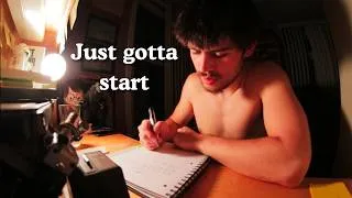 Thumbnail: Writing the first draft is always the hardest part