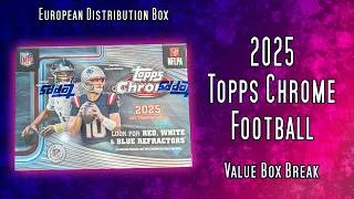 Thumbnail: I opened a European blaster of 2025 Chrome Football and this happened... 2025 Topps Chrome Football