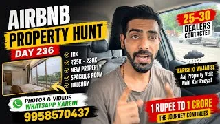 Thumbnail: 🏠 Airbnb Ke Liye Perfect 1RK Ki Talaash! | Day 236 | 1 Rupee to 1 Crore