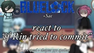 Thumbnail: “BLUE LOCK” (+Sae) react to ‘If Rin tried to commit.” || 2X speed || NO SHIPS