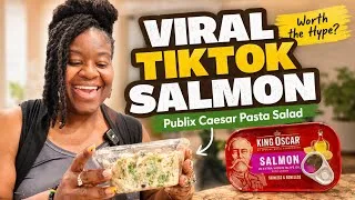 Thumbnail: I Tried the Viral TikTok Salmon & Publix Caesar Pasta Salad—Is It Worth the Hype?