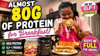 Thumbnail: Almost 80g of Protein for Breakfast! 🍳 My GLP-1 High-Protein Meal That Keeps Me Full