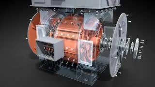 Thumbnail: Inside a Massive 1 Megawatt DC Motor | Detailed 3D Animation