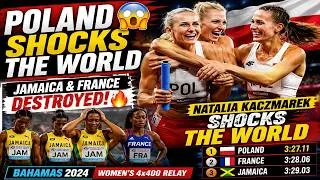 Thumbnail: 😱 Poland DESTROYS Jamaica & France in Bahamas 4x400 Relay 🔥NATALIA KACZMAREK SHOCKS THE WORLD
