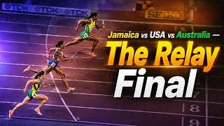 Thumbnail: Jamaica vs USA vs Australia — The Relay Final