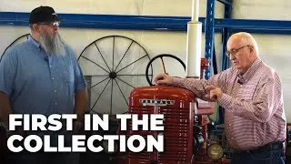 Thumbnail: The first tractor in Jon Kinzenbaw's collection...
