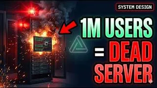 Thumbnail: Your Chat App Will Crash at 1M Users - Here's Why ( System Design  Deep Dive)
