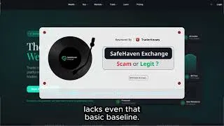 Thumbnail: SafeHaven Exchange Review: Unverified Broker Warning