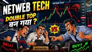 Thumbnail: netweb technologies share news | double top बन गया या ₹7500 ?