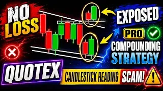 Thumbnail: EXPOSED PRO COMPOUNDING STRATEGY | QUOTEX CANDLESTICK READING | quotex trading strategy | quotex