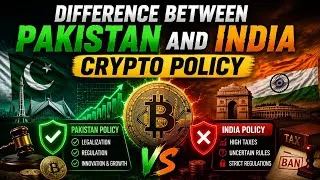 Thumbnail: Pakistan or india ki crypto policy me kia farq hy? @StockLearners