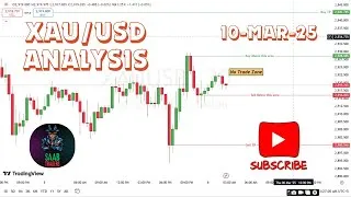 Thumbnail: XAU/USD ANALYSIS 10 MARCH Simple Price Action Strategy   #trading #priceaction