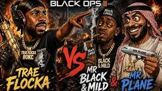 Thumbnail: Hilarious Arguments! COD Black Ops 2! Trae Flocka Vs Mr Black & Mild & Mr Plane! #trending #news