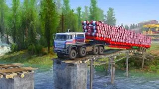 Thumbnail: The Most DANGEROUS Bridge Crossing That Nearly DESTROYED The Barrel!
