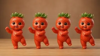 Thumbnail: Cute Fruit Babies Dance Party 2 | Oddly Satisfying AI
