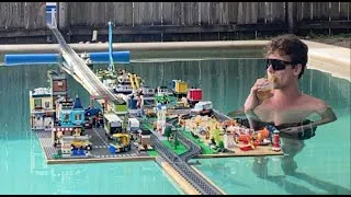 Thumbnail: Lego Garden Train Set Ride, that's 120m / 393feet long