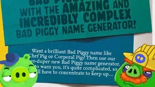 Thumbnail: Bad Piggy name Generator