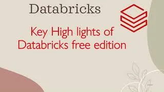 Thumbnail: Databricks Tutorials | 02 Key High lights of Databricks free edition | Databricks key highlights