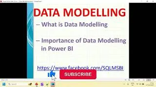 Thumbnail: Importance of Data Modelling in Power BI | What is Data Modelling | Data Model in Power BI