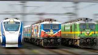 Thumbnail: 15 Train Videos High Speed TRAIN CROSSINGS | Super Fast TRAIN CROSSINGS | Indian Railways