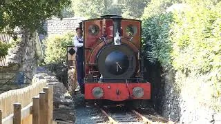 Thumbnail: Arrival of #steamtrain at Corris, narrow gauge heritage railway, Wales, Rheilfford Corris