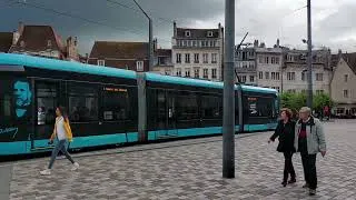 Thumbnail: The new tram in Besancon (France).