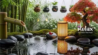 Thumbnail: Relaxing Music Relieves Stress and Calm Anxiety 🌿 Bamboo Water Fountain, Cure Insomnia, Deep Sleep