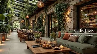 Thumbnail: Tranquil Garden Cafe With Soft Jazz Music | Refreshing Morning With Relaxing Sounds for Study, Work