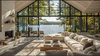 Thumbnail: Fireplace Jazz Living Room For Work & Focus | Cozy Gentle Jazz Music With Great Nature View To Relax