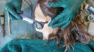 Thumbnail: ASMR - Ear Cleaning and Spa Ear Massage - Sticky Picks, Pressure, Gloves - Soft Spoken