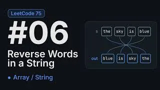 Thumbnail: LeetCode 75 #06: Reverse Words in a String