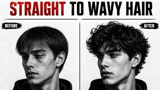 Thumbnail: How to Get Wavy Hair From Straight Hair (Lazy Method)