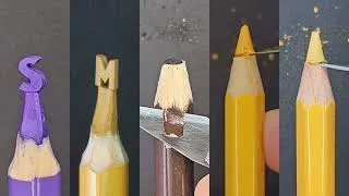 Thumbnail: Micro Art / Pencils Carving