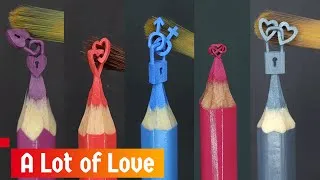 Thumbnail: 5 Tiny Love Sculptures Carved From Pencils