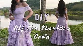 Thumbnail: DIY Off the Shoulder Gathered Gown/ Pattern Available