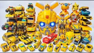 Thumbnail: Ultimate ALL Transformers Movie BUMBLEBEE 100+ Car Toys - STOPMOTION Giant Robot & Lego EPIC Battle
