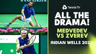 Thumbnail: Daniil Medvedev vs. Alexander Zverev Full Match | Indian Wells 2023 Round 4