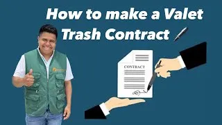 Thumbnail: Valet Trash - Let’s make a contract! 🖊️ 📄  #valettrash #howtomakeacontract