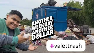 Thumbnail: Valet Trash - The easiest day of the week (morning route) 😎💼.  Vlog #4