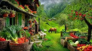 Thumbnail: Farm Life in Swiss Countryside – Gathering Fresh Eggs, Apple Harvest and Caring for Animals